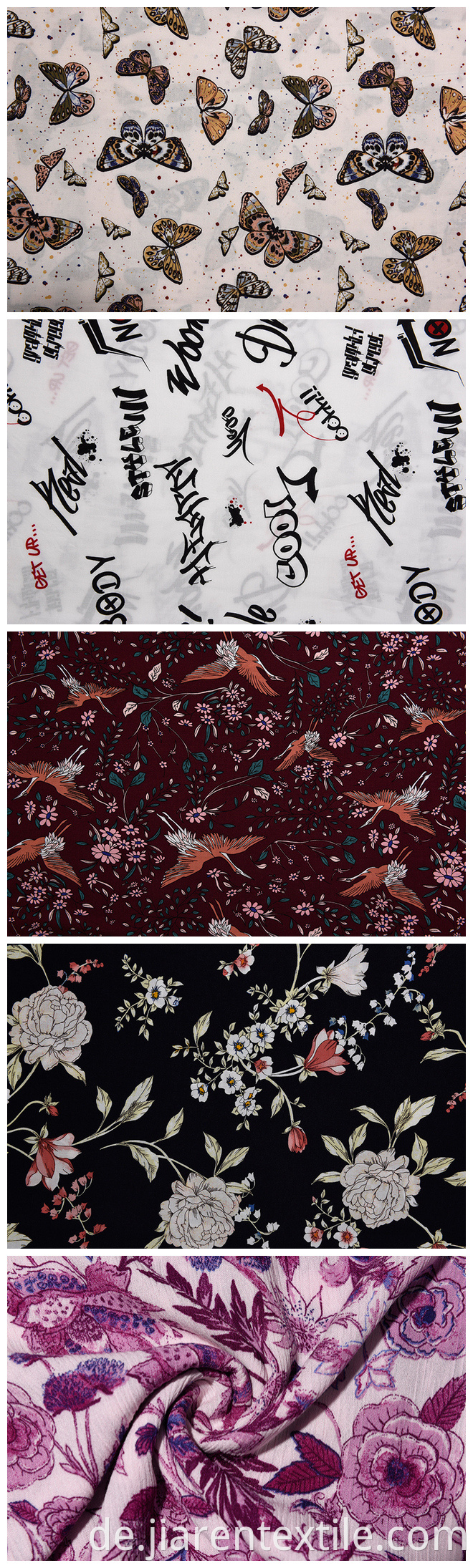 Chrysanthemum Pattern Printed Fabrics 